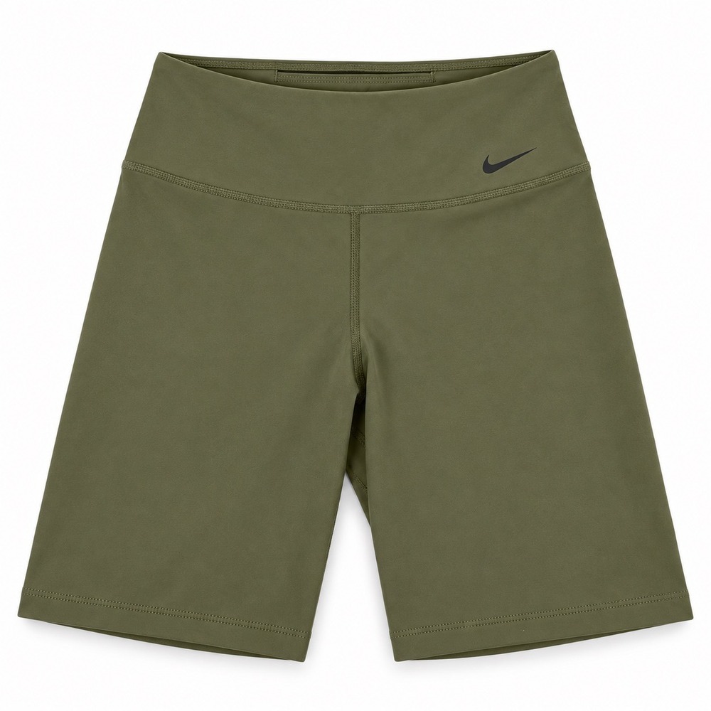 Nike One Womens Mid-Rise 7 Inch Training Shorts Olive Green DD0243-222 XS